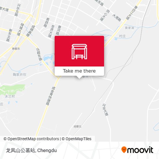 龙凤山公墓站 map