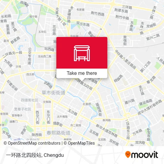 一环路北四段站 map