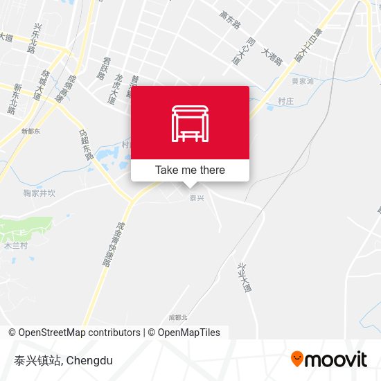泰兴镇站 map