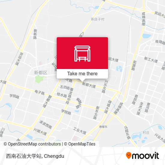 西南石油大学站 map