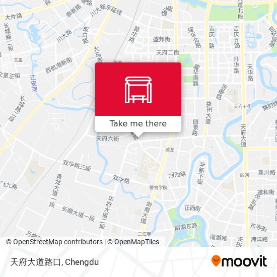 天府大道路口 map