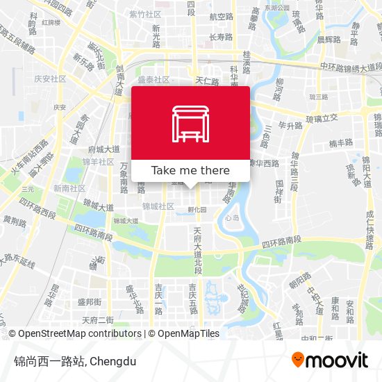 锦尚西一路站 map