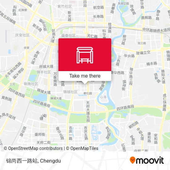 锦尚西一路站 map