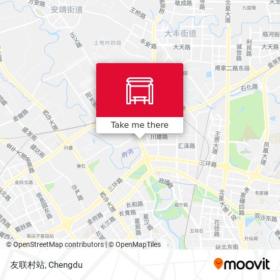 友联村站 map