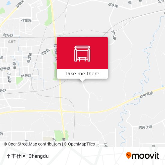 平丰社区 map