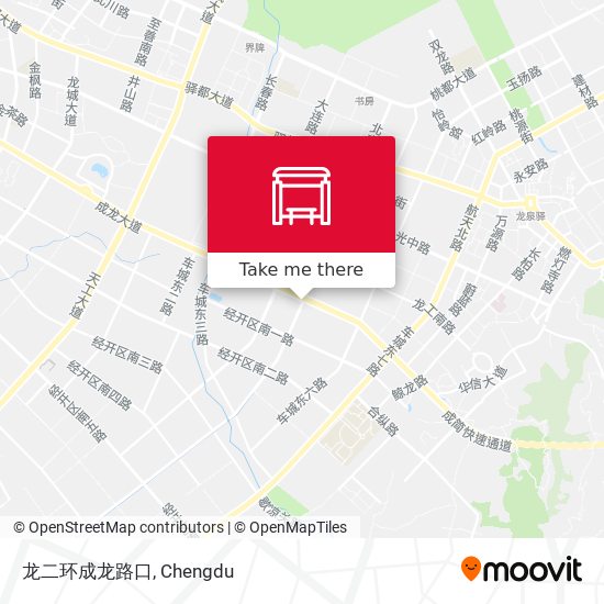 龙二环成龙路口 map