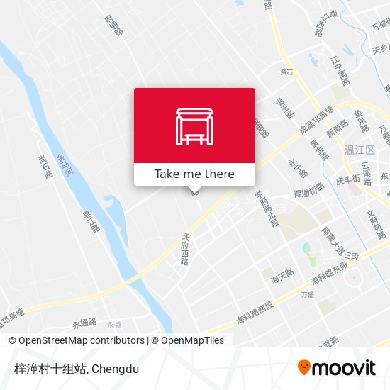梓潼村十组站 map