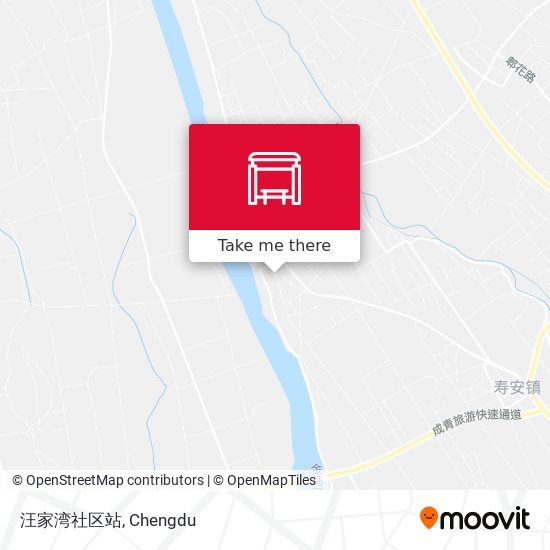 汪家湾社区站 map