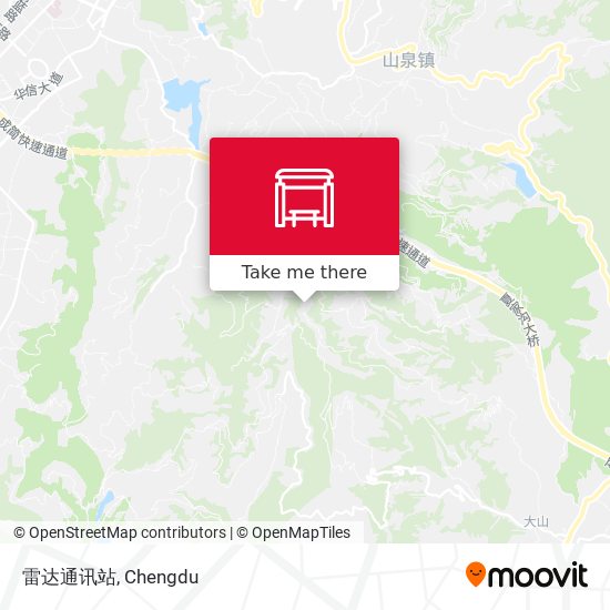 雷达通讯站 map