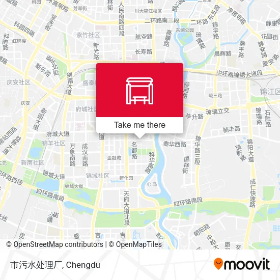 市污水处理厂 map