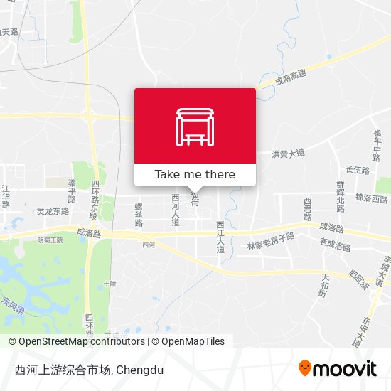 西河上游综合市场 map