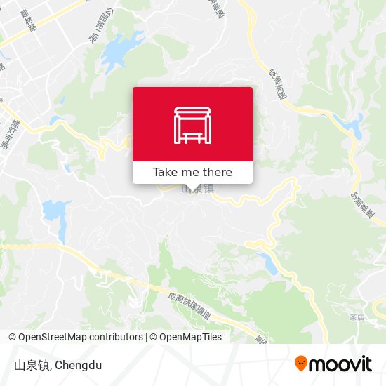 山泉镇 map