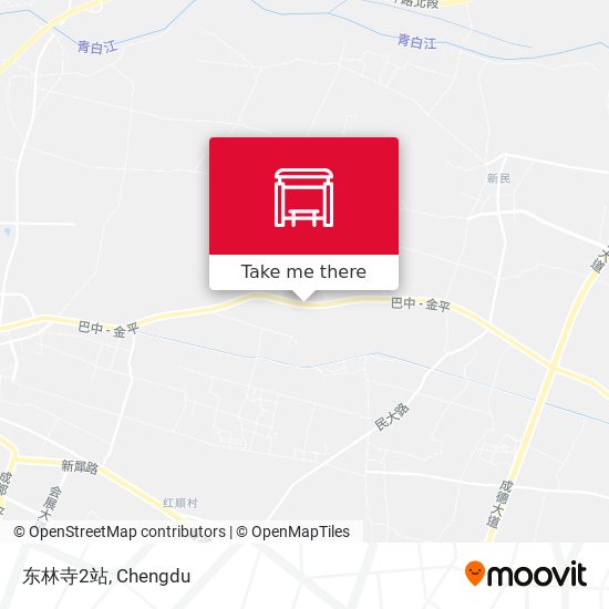 东林寺2站 map