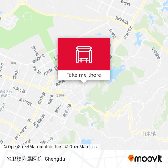 省卫校附属医院 map