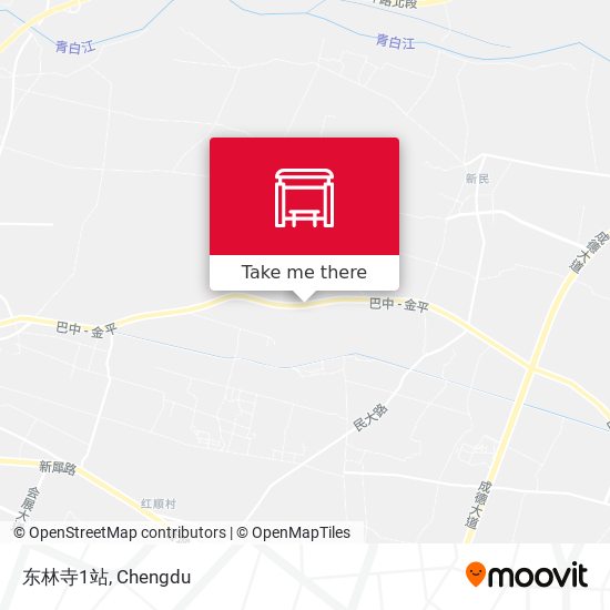 东林寺1站 map