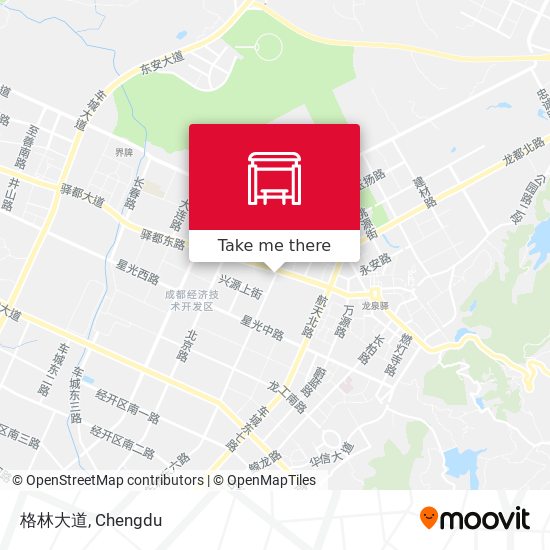 格林大道 map