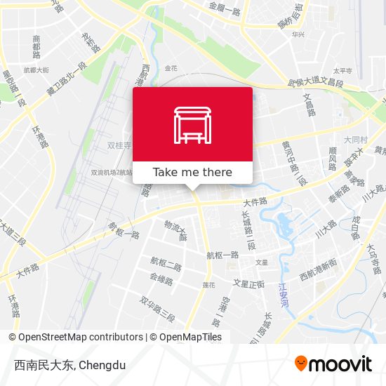 西南民大东 map