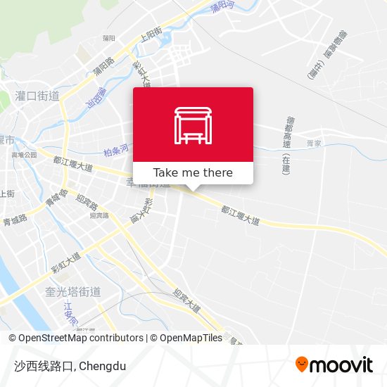 沙西线路口 map