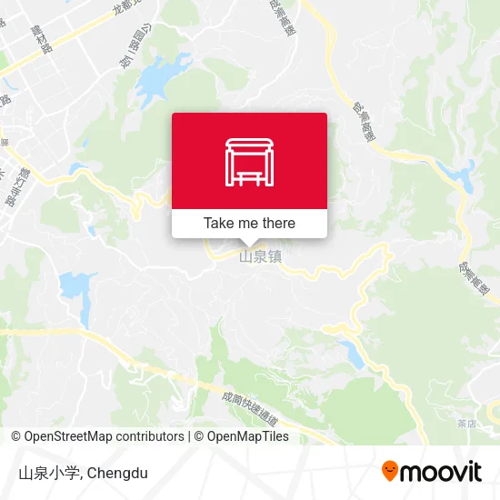 山泉小学 map