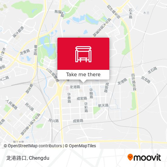 龙港路口 map