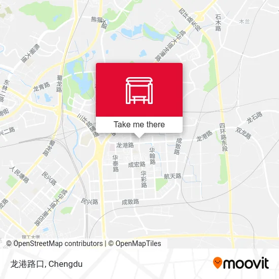 龙港路口 map