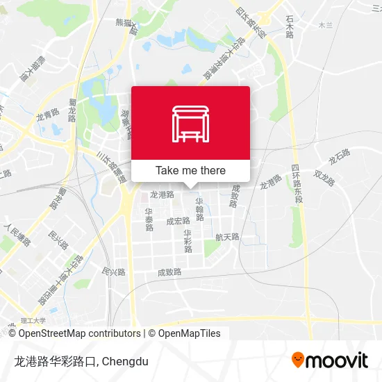 龙港路华彩路口 map