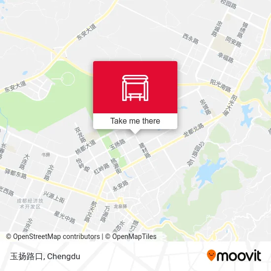 玉扬路口 map