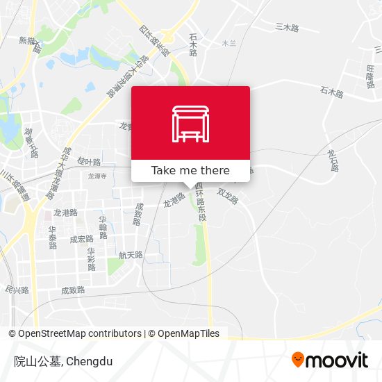 院山公墓 map