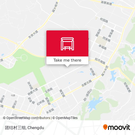 团结村三组 map