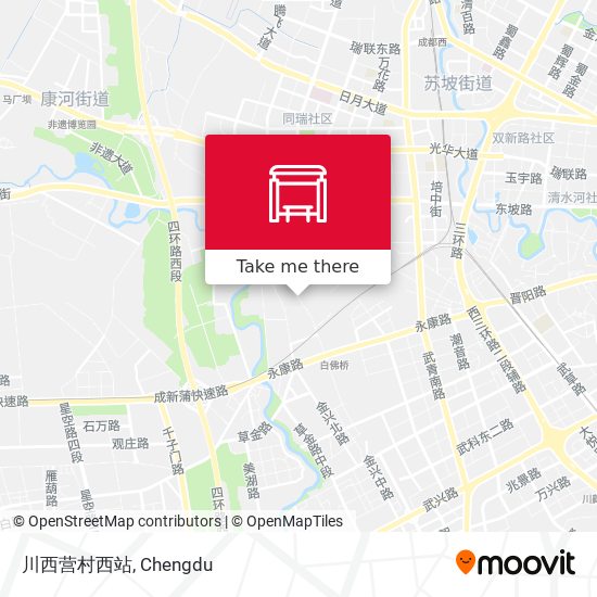 川西营村西站 map