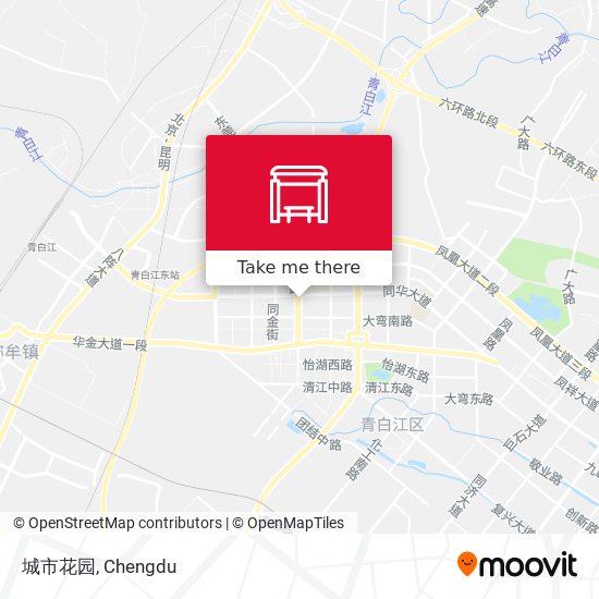 城市花园 map
