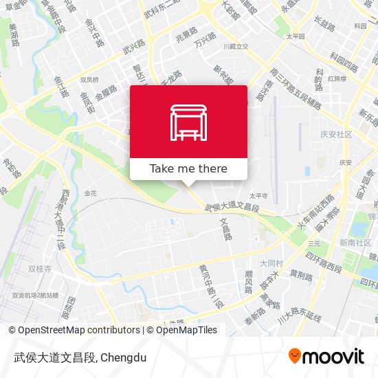 武侯大道文昌段 map