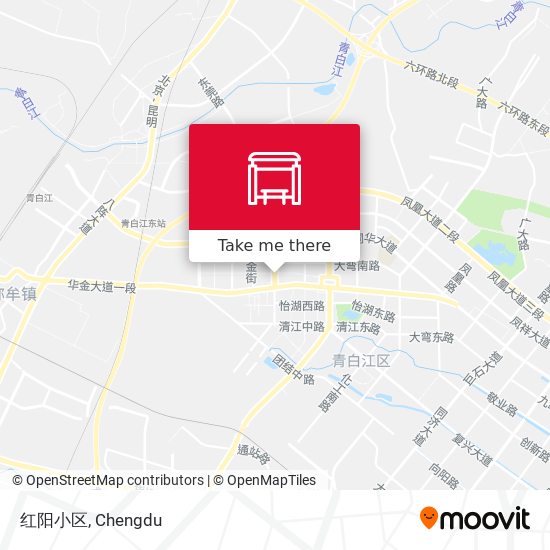 红阳小区 map