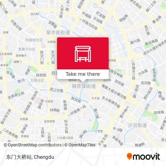 东门大桥站 map