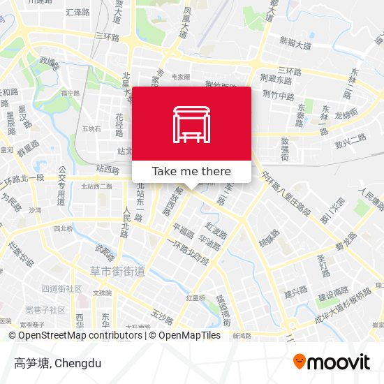 高笋塘 map