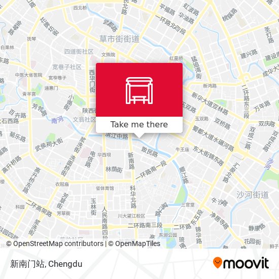 新南门站 map