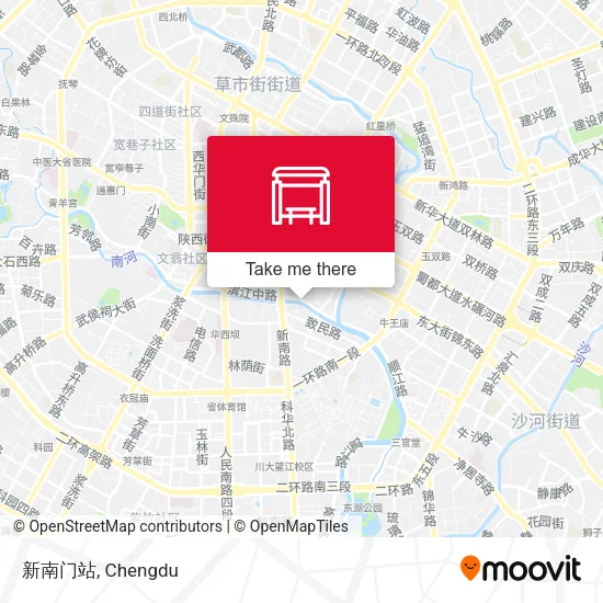 新南门站 map