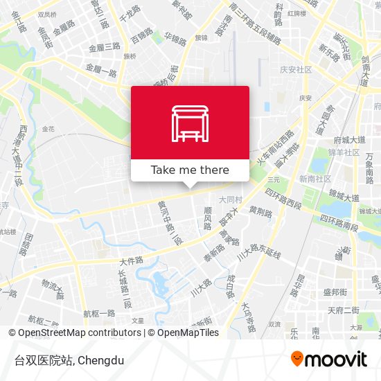 台双医院站 map