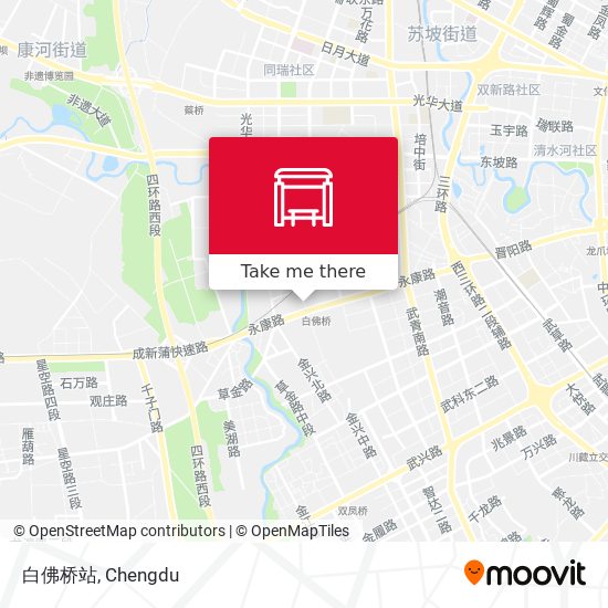 白佛桥站 map