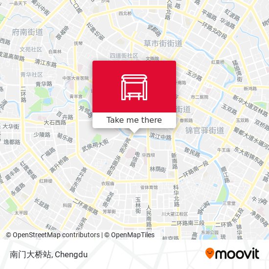 南门大桥站 map