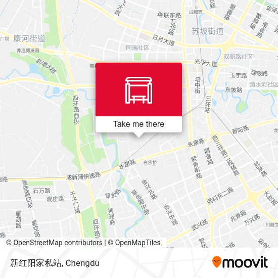 新红阳家私站 map