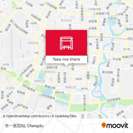 市一医院站 map