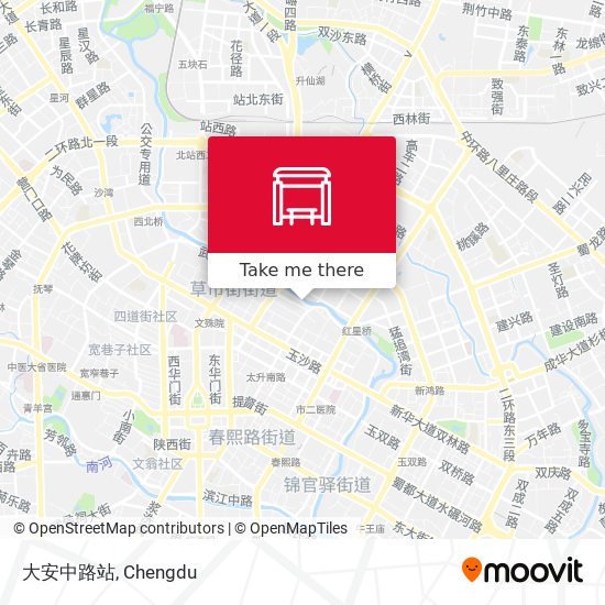 大安中路站 map