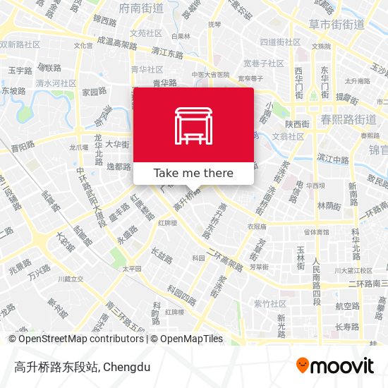 高升桥路东段站 map