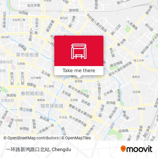一环路新鸿路口北站 map
