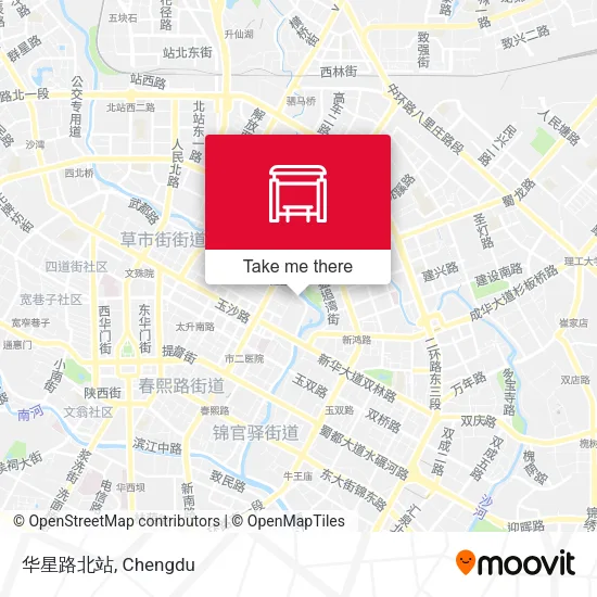 华星路北站 map