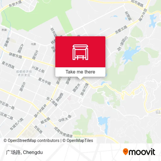 广场路 map