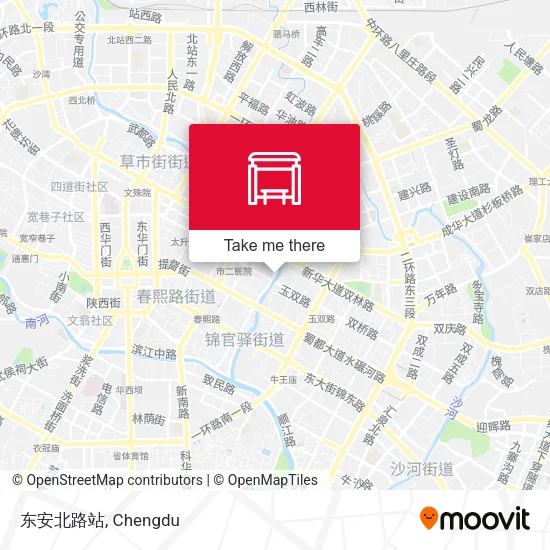 东安北路站 map