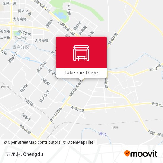 五星村 map