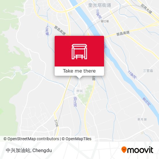 中兴加油站 map